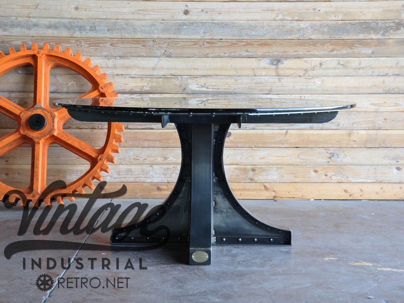Vintage Industrial Liberty Dining Table, Vintage Industrial Dining Room Tables