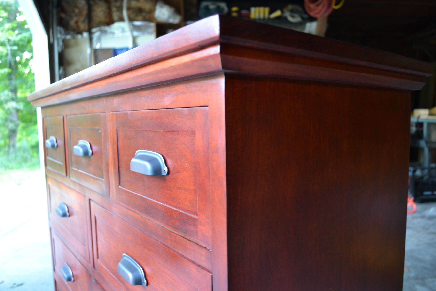 Handmade Mahogany Dresser by Riftsawn Carpentry