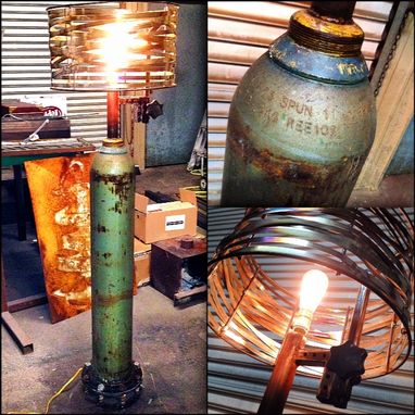 Custom Made Modern Industrial Floor Lamp