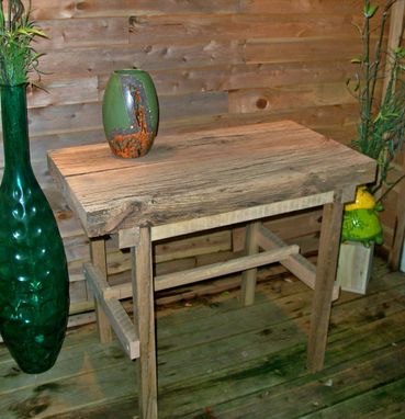 Custom Made Small Reclaimed Farm House Table, Harvest Table