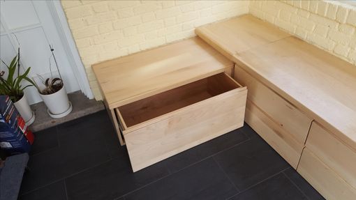 Custom Made Maple Storage Bench