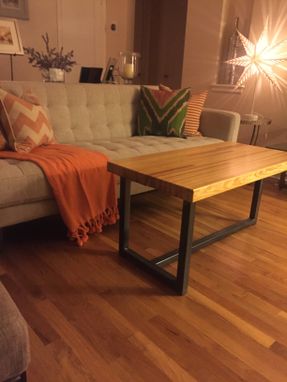 Custom Made Reclaimed Bowling Alley Coffee Table