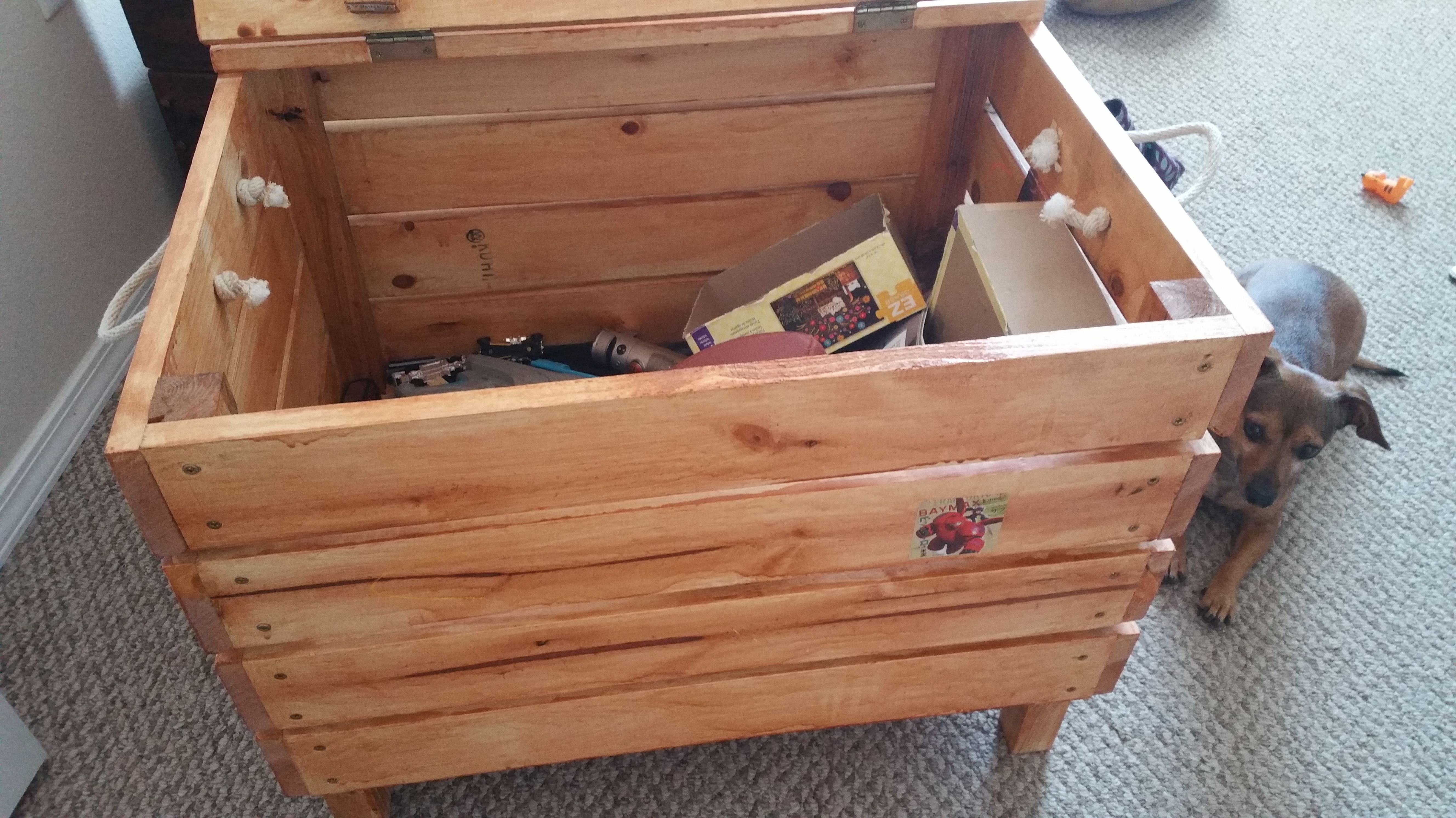 Custom Made Toy Chest by True Blue