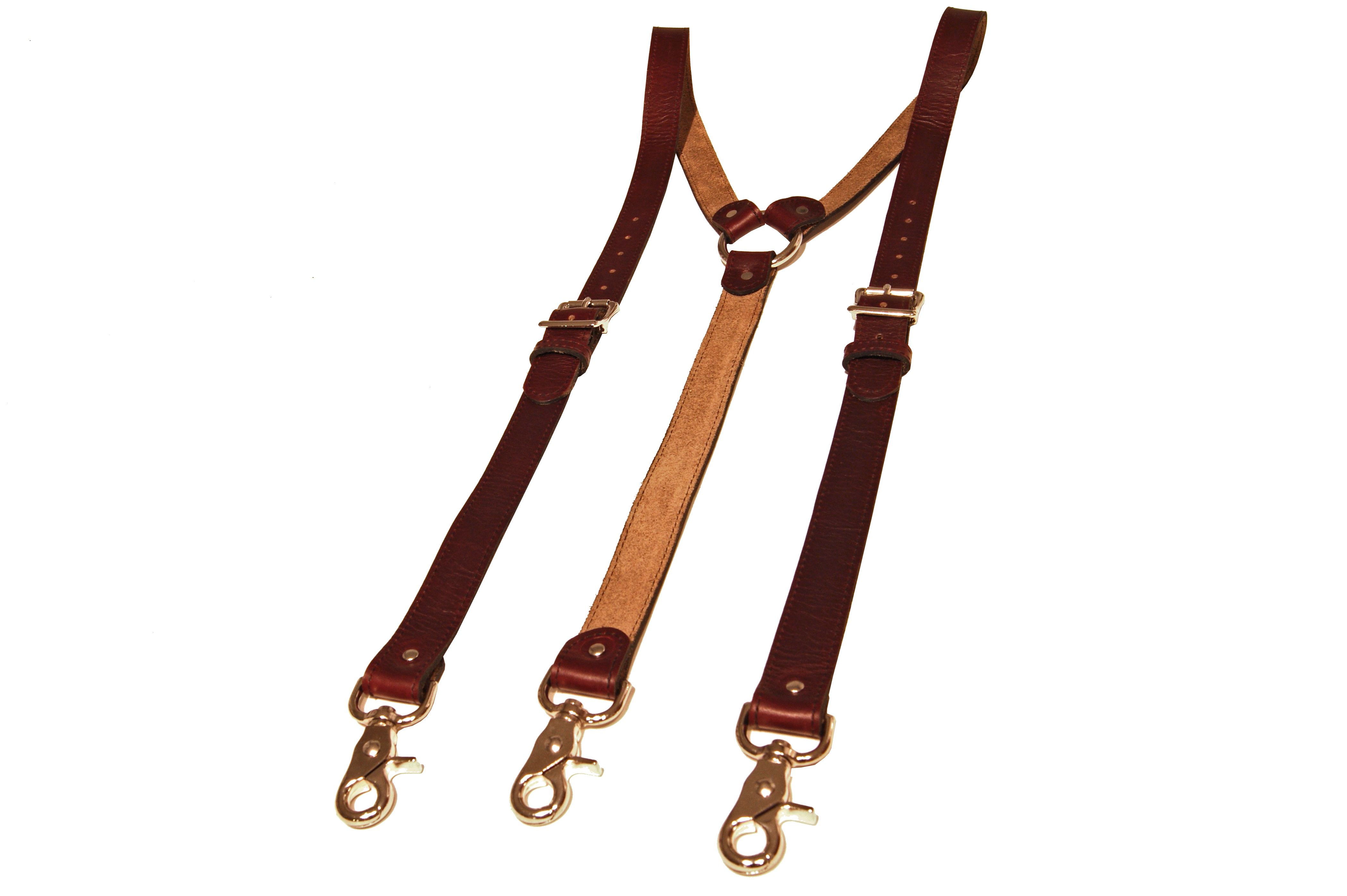Buy Custom Red Leather Suspenders, made to order from Project ...