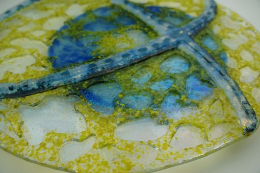 Custom Made Marine Protozoa- Glass Fused Artwork