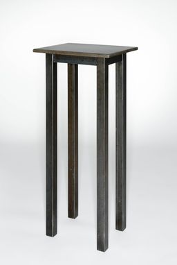 Custom Made Simple Steel Coffee Table / Side  Table - Industrial