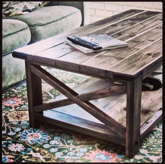 Hand Made Rustic Coffee Table by Mayhem Furniture Co | CustomMade.com