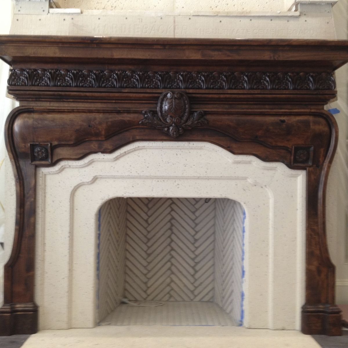 Handmade Fireplace Mantel by Weck Design