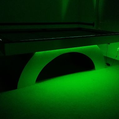Custom Made 8ft Arched Pool Table With Led Lights !