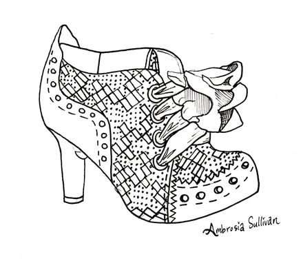 Custom Made Shoe Drawings/Illustrations