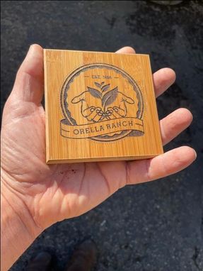 Custom Made Laser Etched Coasters