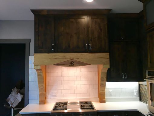 Custom Made Hickory Range Hood