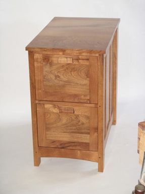 Custom Made Mesquite Filing Cabinets