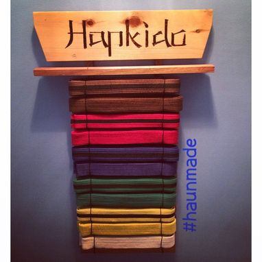 Custom Made Karate Belt Display