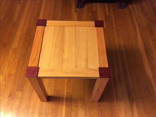 Custom Made Repurposed Wooden End Table