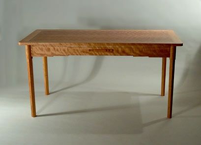 Custom Made Curly Cherry Writing Desk