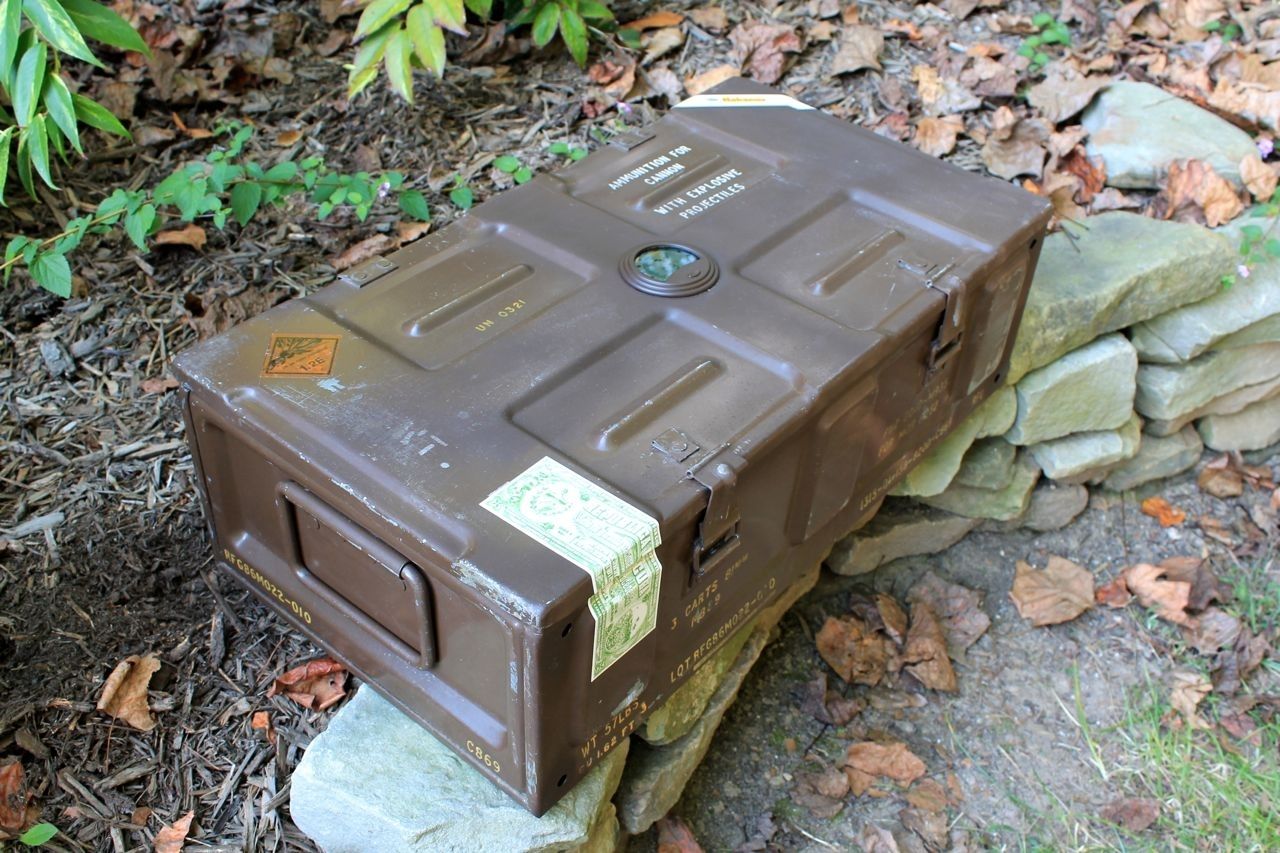 Hand Crafted Custom Cigar Humidors From Military Surplus Containers by