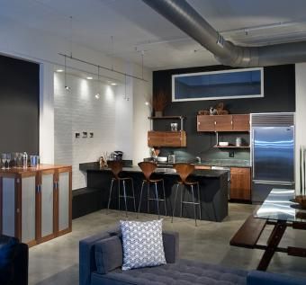 Custom Made Modern Loft Kitchen