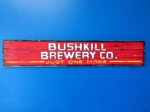 Custom Made Brewery Sign
