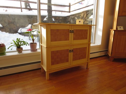 Custom Made Bamboo Server Cabinet