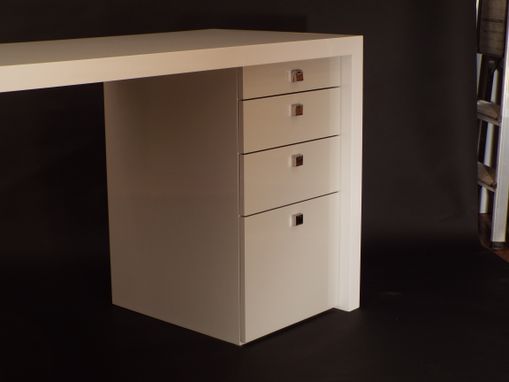 Custom Made Gloss Lacquer Modern Desk