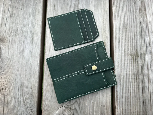 Custom Made Pure Leather Zipper Wallet, Special Made Best Wallet