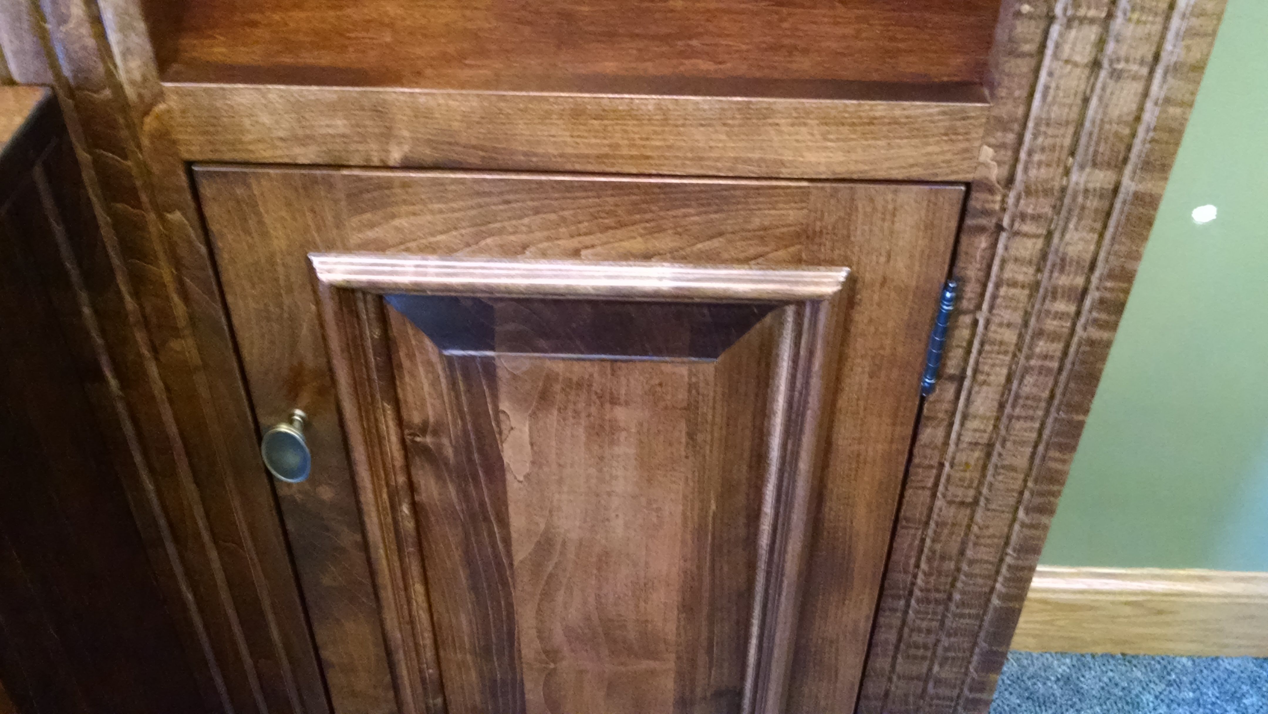 Buy Hand Crafted Berlin Entertainment Center Wall Unit In Brown Maple