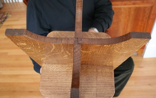 Custom Made Limbert Tabourette (Side Table) In White Oak