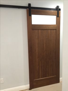 Custom Made Walnut Barn Door