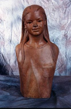 Custom Made Portrait Of A Young Girl, Child Portrait