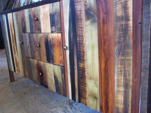Custom Made Modern Buffet Design Handcrafted From Reclaimed Wood