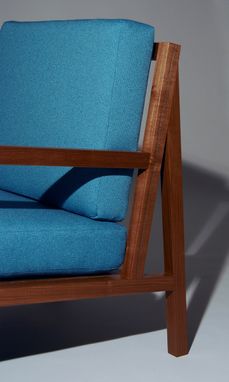 Custom Made Lola Lounge Chair In Walnut