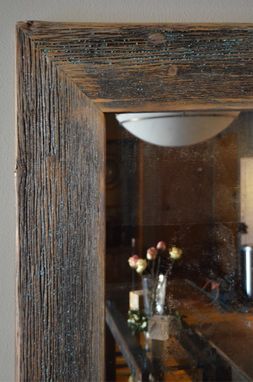 Custom Made Rustic Wood Mirror Frame