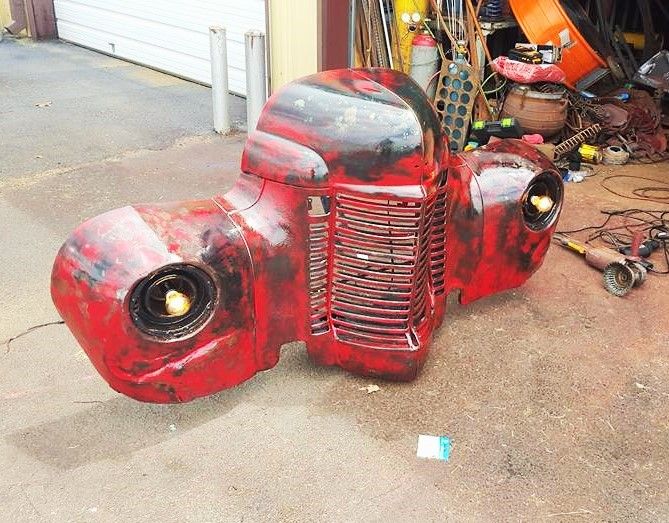 Hand Made Truck Grill Car Part Furniture Wall Art Wallhanger By