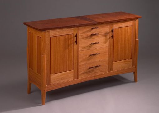 Custom Made Mahogany Musician's Sideboard