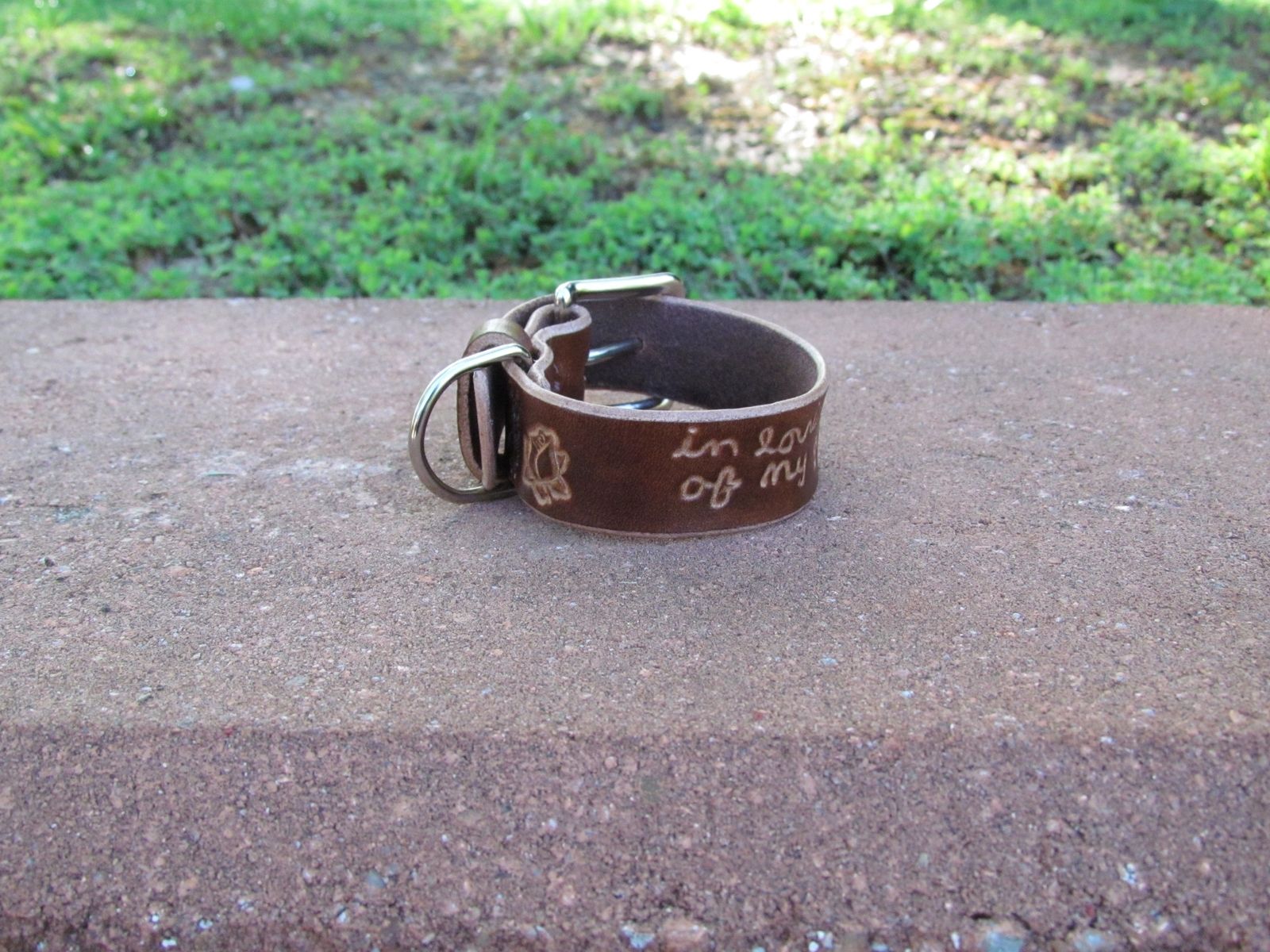 Custom Made Leather Braclet by Ozark Mountain Leather | CustomMade.com