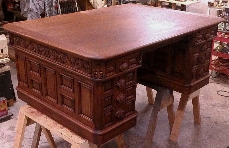 Handmade Replica President Richard Nixon Desk by Lundberg Bros