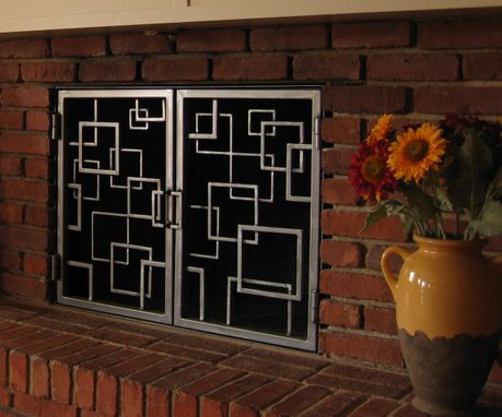 Custom Made Fireplace Doors