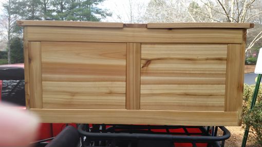 Custom Made Rustic Cedar Box For Storage