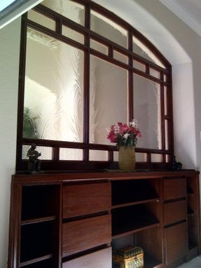 Custom Made Cabinetry, Bookcase And Window For Home Office