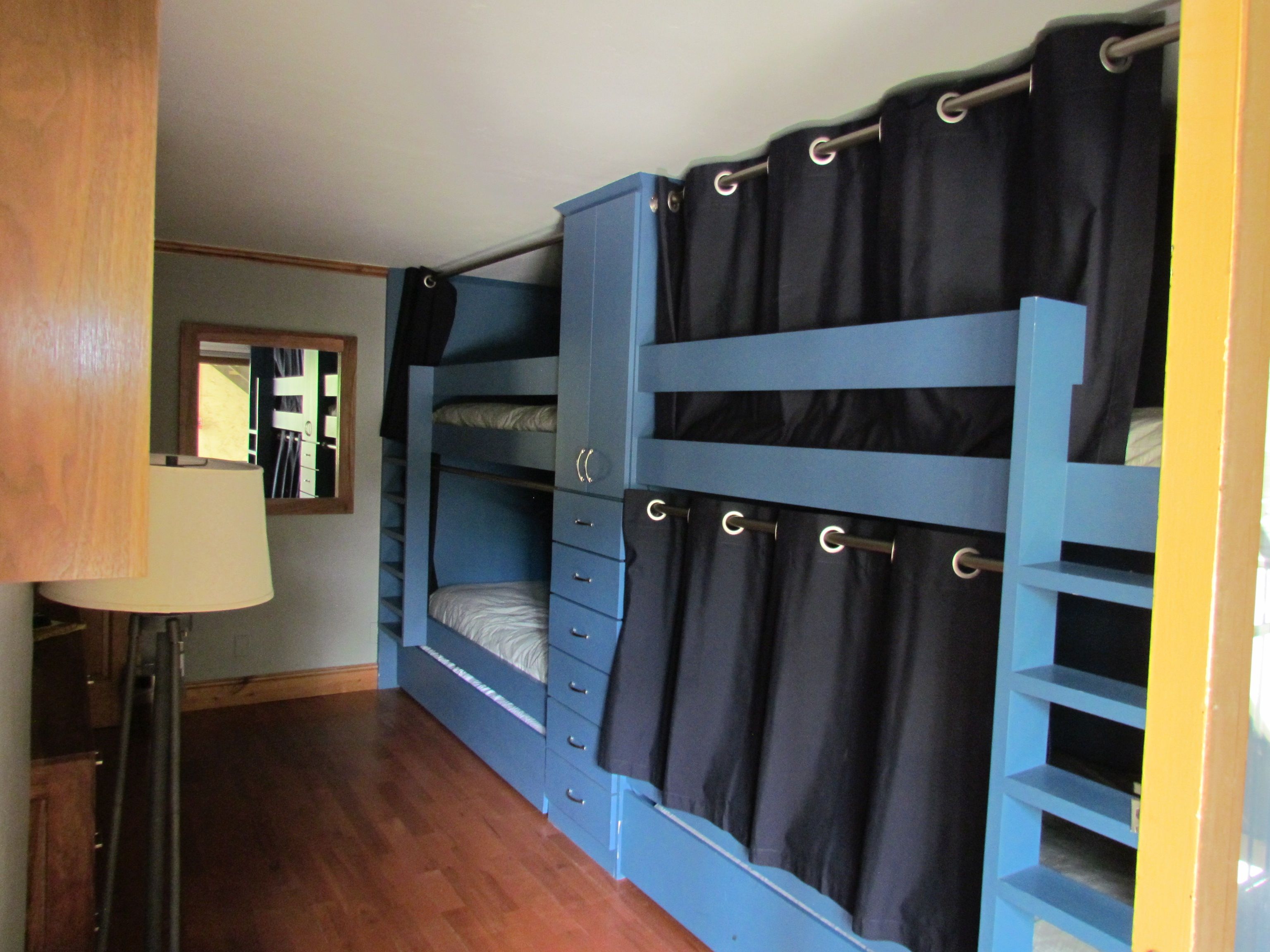 Hand Crafted Custom Built In Bunk Beds by FURNITURE BY CARLISLE