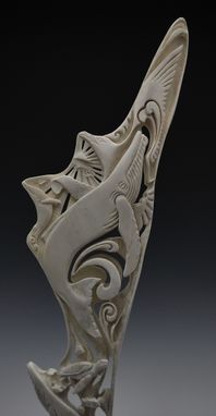 Custom Made Sea Dance ~ Hand Carved Shed Antler