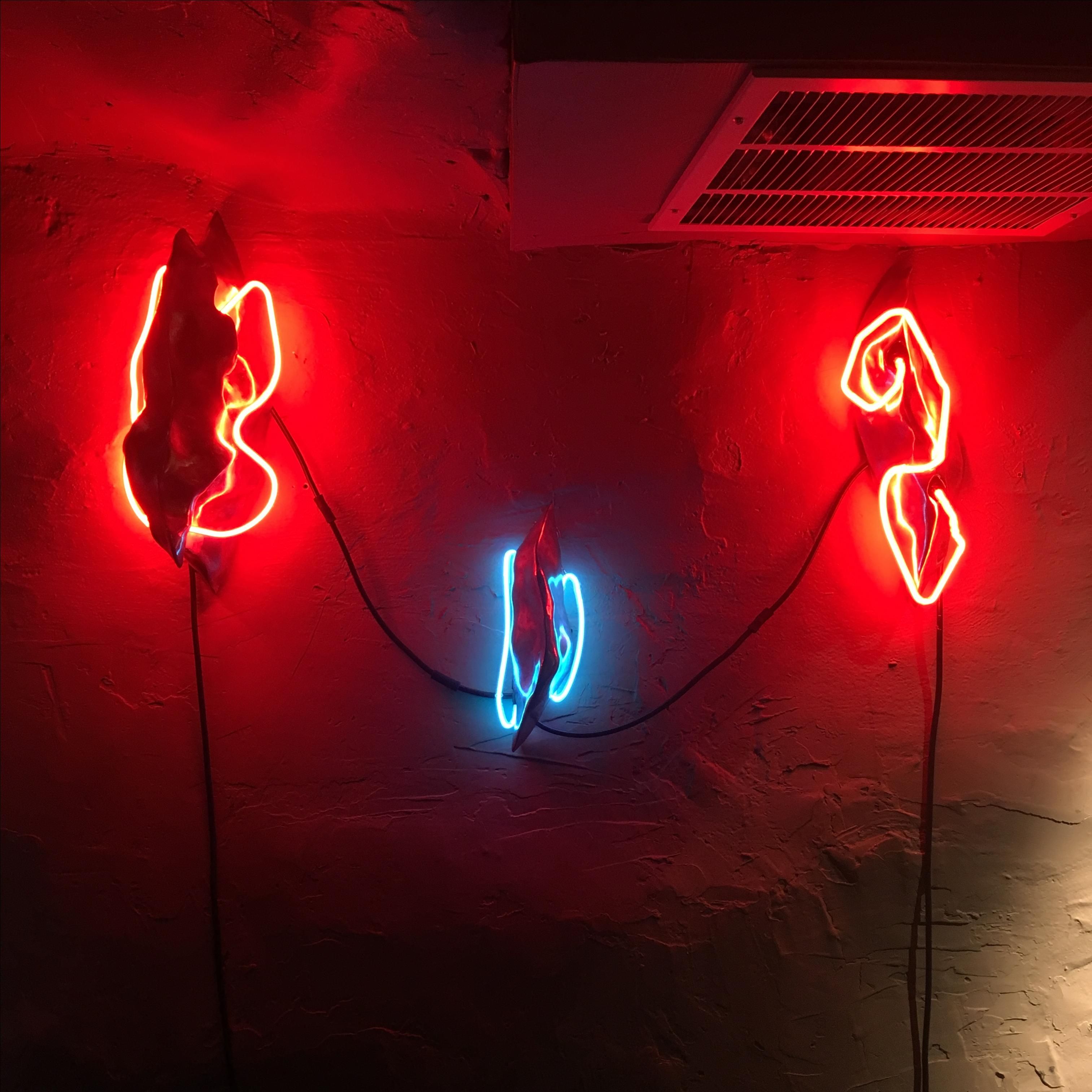 Hand Crafted Soothing Neon Wall Sculptures by Forest Leonard Art ...