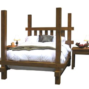 Rustic Four Poster Bed beds, bed frames and headboards | four poster beds | custommade Rustic Four Poster Bed beds, bed frames and headboards | four poster beds | custommade