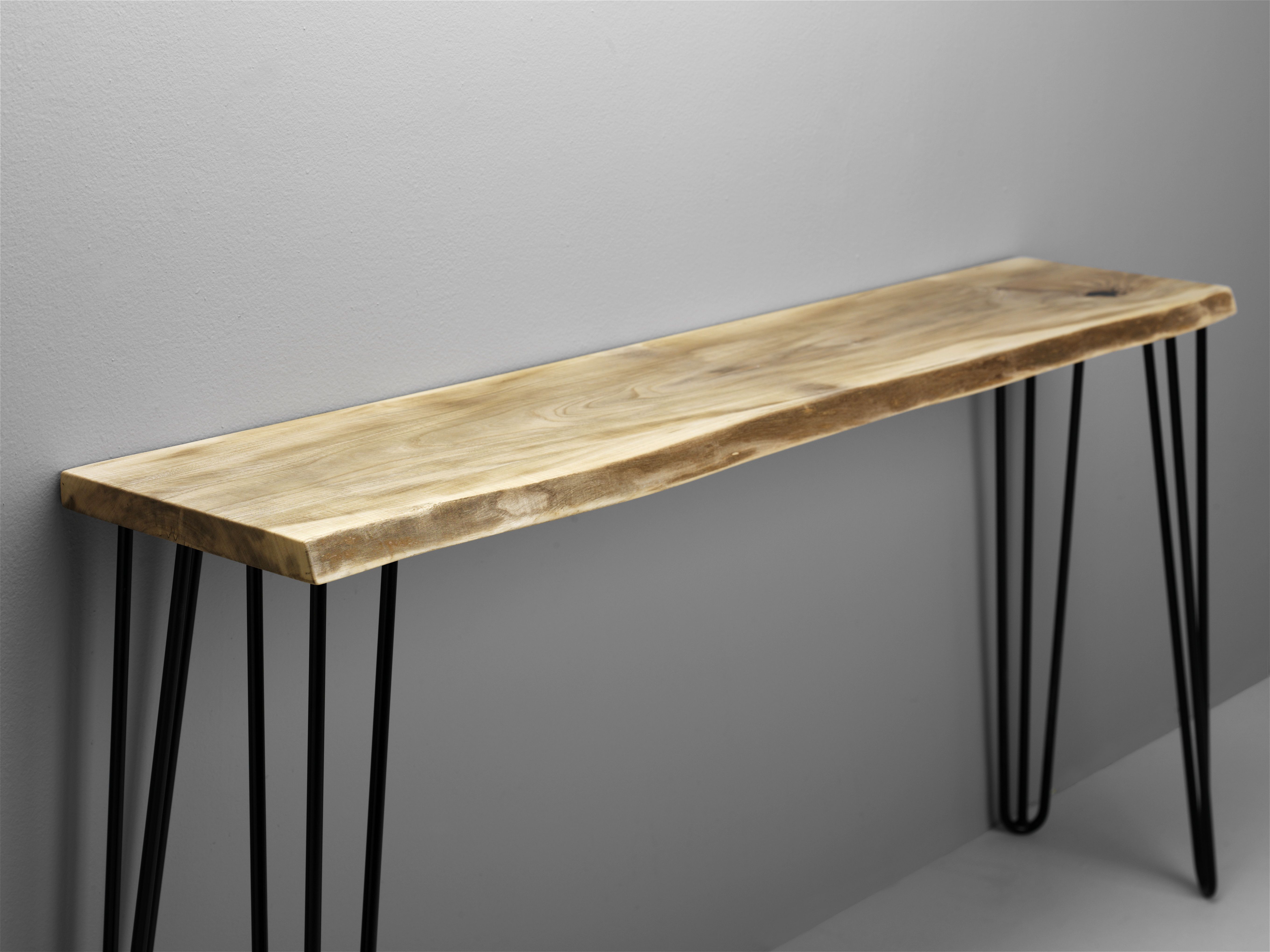 Buy Custom Made Live Edge Sofa Table, made to order from KC Custom Hardwoods