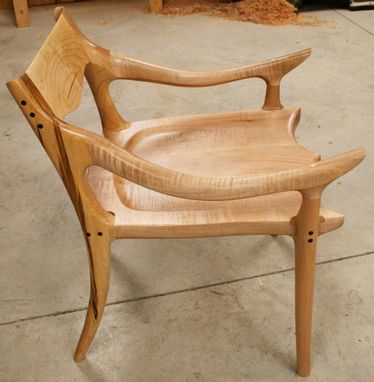 Custom Made Sculpted Low Back Chair