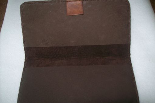 Custom Made Custom Leather Checkbook Cover