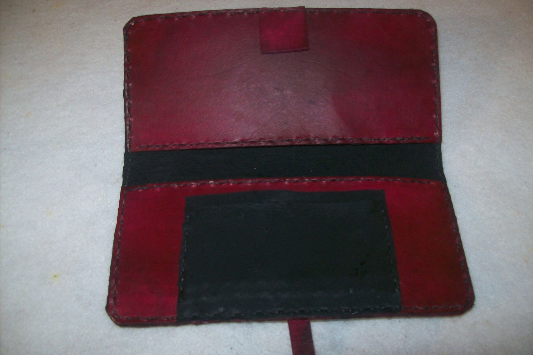 Buy Custom Made Leather Checkbook Covers, made to order from Kerry's