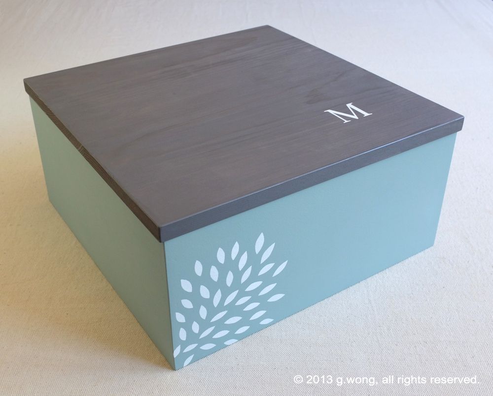 Hand Made Custom Wedding Box, Handcrafted Wooden Memory Boxes