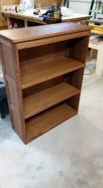 Custom Made Custom Oak Bookcase